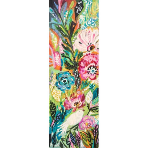 Soulful Birds I Black Modern Wood Framed Art Print by Fields, Karen