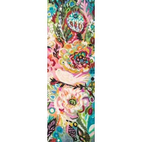 Soulful Birds II Black Modern Wood Framed Art Print by Fields, Karen