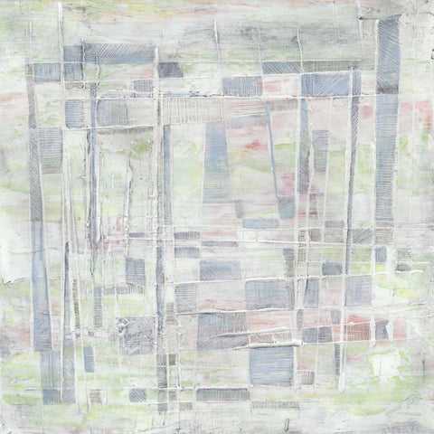 SoHo I Black Modern Wood Framed Art Print with Double Matting by Stramel, Renee W.