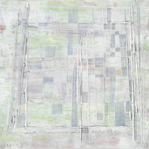 SoHo II Black Modern Wood Framed Art Print with Double Matting by Stramel, Renee W.