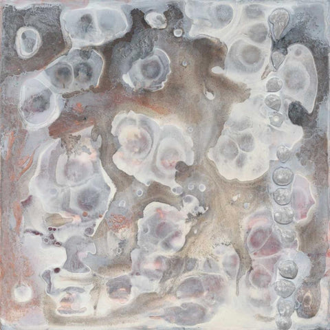 Surface Study IV White Modern Wood Framed Art Print by Stramel, Renee W.