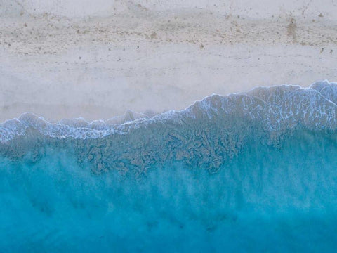 Hawaii View III White Modern Wood Framed Art Print with Double Matting by Mead, Adam