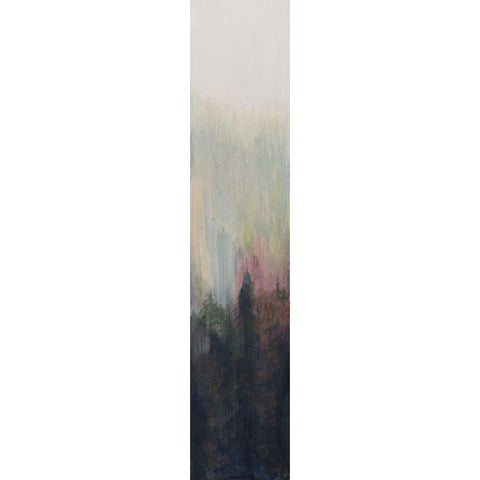 Pacific Northwest Panel III Black Modern Wood Framed Art Print with Double Matting by Iafrate, Sandra