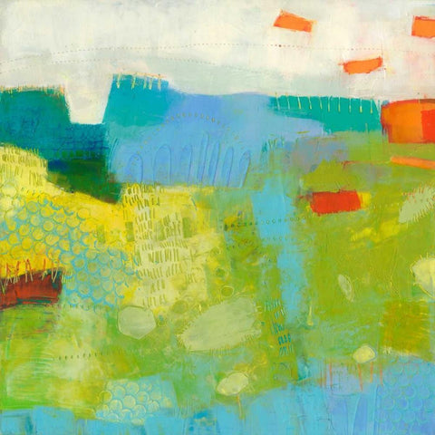 Keswick II Black Modern Wood Framed Art Print with Double Matting by Jachimiec, Sue