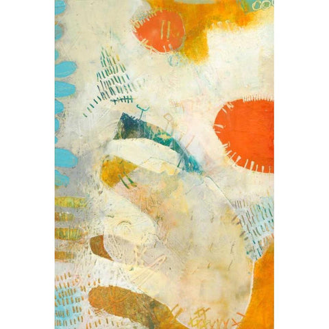 Phenix III White Modern Wood Framed Art Print by Jachimiec, Sue
