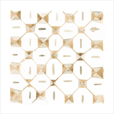 Mombasa Memories II Black Modern Wood Framed Art Print with Double Matting by Vess, June Erica