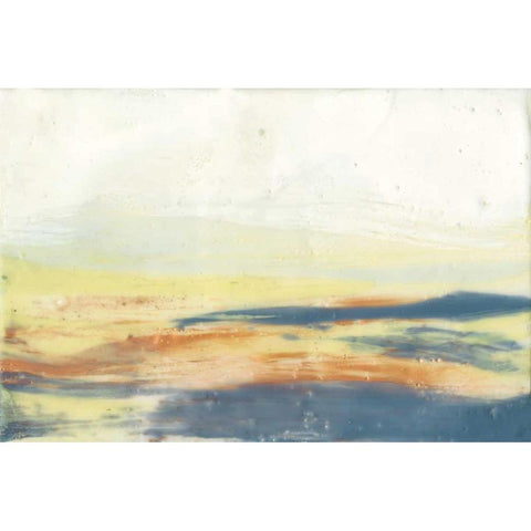 Bronze Horizon I Gold Ornate Wood Framed Art Print with Double Matting by Goldberger, Jennifer