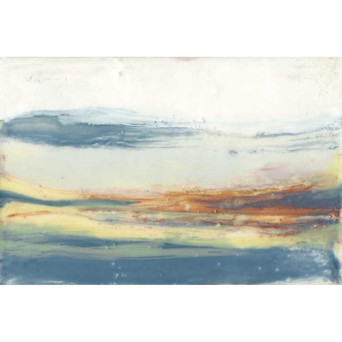 Bronze Horizon II Gold Ornate Wood Framed Art Print with Double Matting by Goldberger, Jennifer