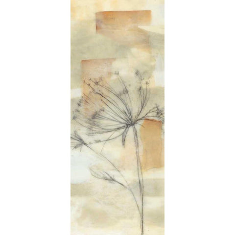 Neutral Lace II Gold Ornate Wood Framed Art Print with Double Matting by Goldberger, Jennifer