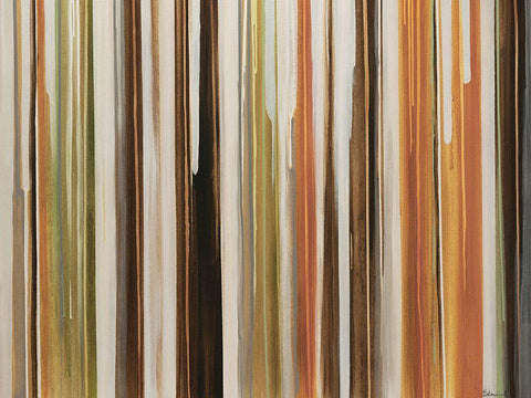 Polish II White Modern Wood Framed Art Print with Double Matting by Edmunds, Sydney