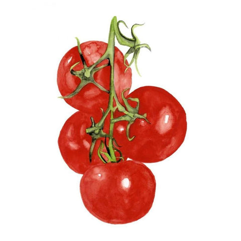 Watercolor Veggie IV Gold Ornate Wood Framed Art Print with Double Matting by McCavitt, Naomi