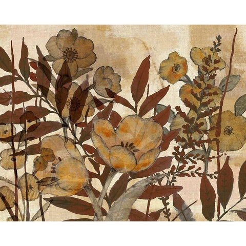 Sienna Arrangement III Black Modern Wood Framed Art Print by Studio W