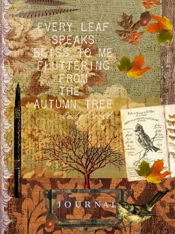 Collected Autumn II Black Ornate Wood Framed Art Print with Double Matting by Lloyd, Sandy