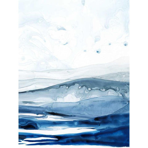 Azure Arctic II White Modern Wood Framed Art Print by Popp, Grace