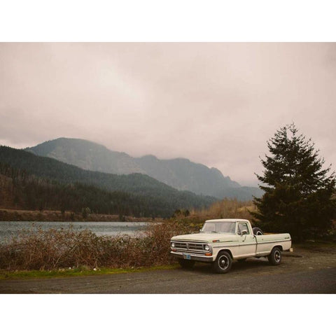 Pacific Northwest Oregon I Black Modern Wood Framed Art Print by Mead, Adam