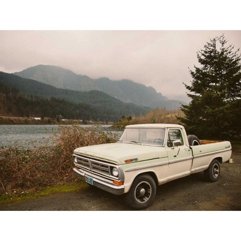 Pacific Northwest Oregon II White Modern Wood Framed Art Print by Mead, Adam