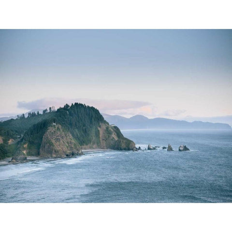 Pacific Northwest Oregon VI Gold Ornate Wood Framed Art Print with Double Matting by Mead, Adam