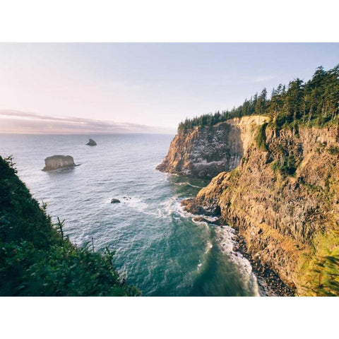 Pacific Northwest Oregon VII White Modern Wood Framed Art Print by Mead, Adam