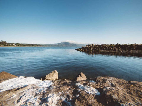 Pacific Northwest Oregon IX White Modern Wood Framed Art Print with Double Matting by Mead, Adam