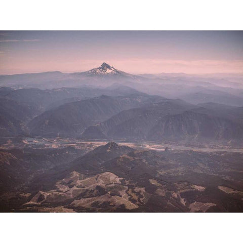 Pacific Northwest Oregon XIII White Modern Wood Framed Art Print by Mead, Adam