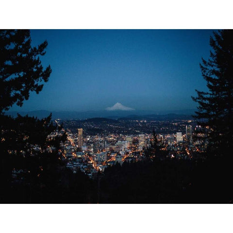 Pacific Northwest Oregon XIV Black Modern Wood Framed Art Print with Double Matting by Mead, Adam