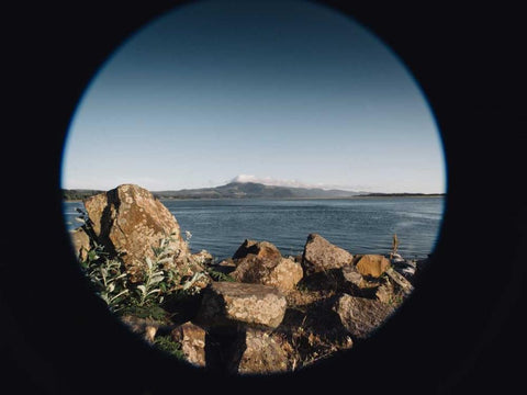 Pacific Northwest Oregon XV Black Ornate Wood Framed Art Print with Double Matting by Mead, Adam