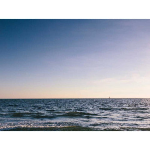 South Florida I White Modern Wood Framed Art Print by Mead, Adam