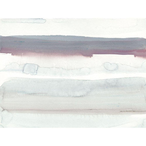 Water Horizon II at Sea Ranch  White Modern Wood Framed Art Print by Delamater, Rob