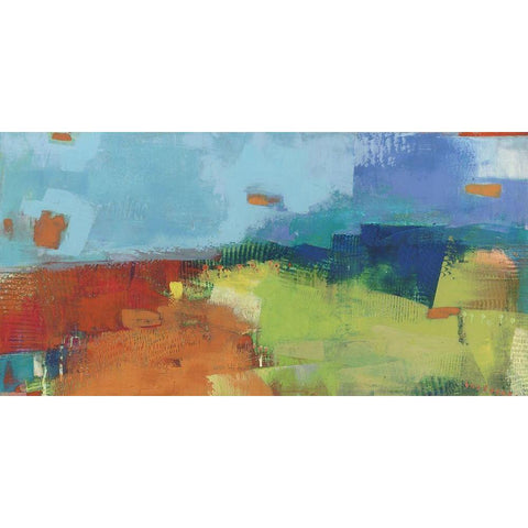 Yardland II Black Modern Wood Framed Art Print by Jachimiec, Sue