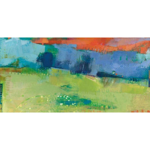Yardland III White Modern Wood Framed Art Print by Jachimiec, Sue