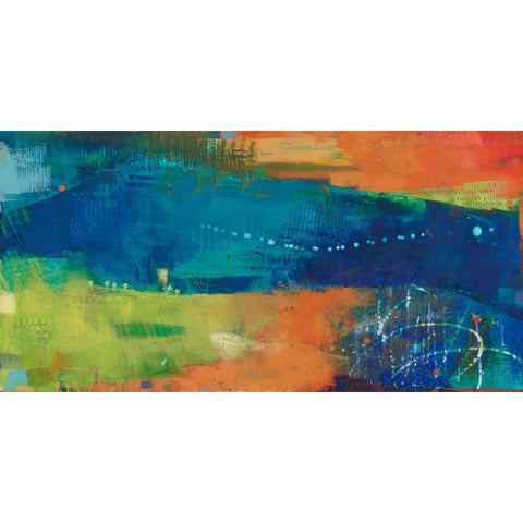Yardland IV Black Modern Wood Framed Art Print with Double Matting by Jachimiec, Sue