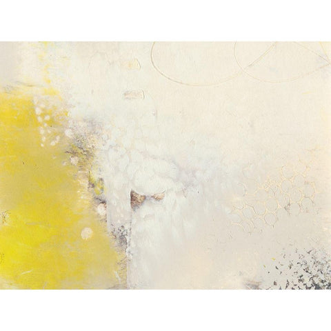 Yellow Lux I Black Modern Wood Framed Art Print by Jachimiec, Sue