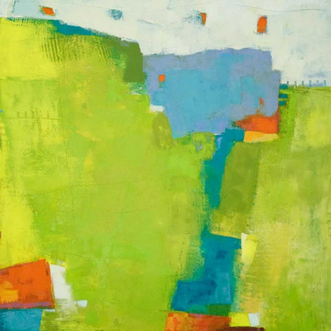 Croft  White Modern Wood Framed Art Print with Double Matting by Jachimiec, Sue