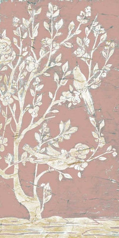 Sweet Chinoiserie II White Modern Wood Framed Art Print with Double Matting by Vess, June Erica