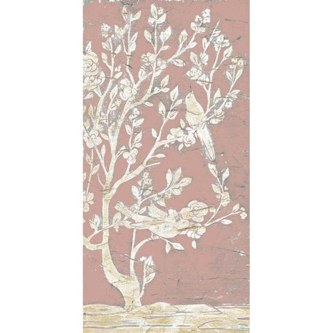 Sweet Chinoiserie II Gold Ornate Wood Framed Art Print with Double Matting by Vess, June Erica