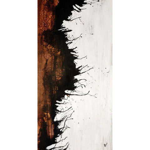 Give Or Take II White Modern Wood Framed Art Print by Douglass, Farrell