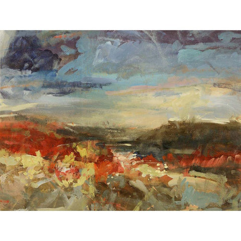 Landscape Study Black Modern Wood Framed Art Print by Maas, Jodi