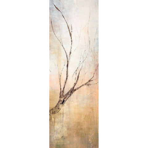 Seasons II Black Modern Wood Framed Art Print with Double Matting by Taylor, Kari