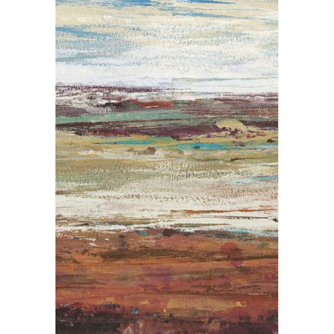 Plum Vista II Gold Ornate Wood Framed Art Print with Double Matting by OToole, Tim
