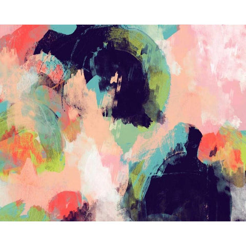 Vibrant Spring I White Modern Wood Framed Art Print by Studio W