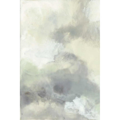 Cloud Impressions I White Modern Wood Framed Art Print by Goldberger, Jennifer