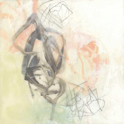 Infinite Matrix I Black Modern Wood Framed Art Print with Double Matting by Goldberger, Jennifer