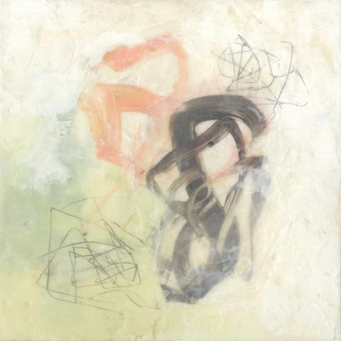 Infinite Matrix II Black Modern Wood Framed Art Print with Double Matting by Goldberger, Jennifer