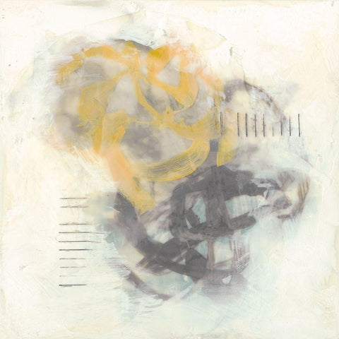 Reticulate II Black Modern Wood Framed Art Print by Goldberger, Jennifer