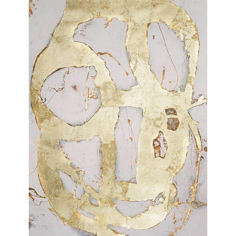 Ace of Spades in Gold III White Modern Wood Framed Art Print by Ashley, Erin