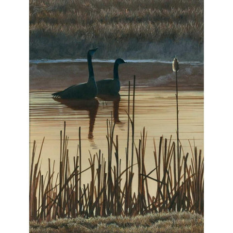 First Light I Gold Ornate Wood Framed Art Print with Double Matting by Szatkowski, Fred