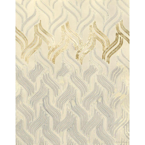 Chenille I Gold Ornate Wood Framed Art Print with Double Matting by Lam, Vanna