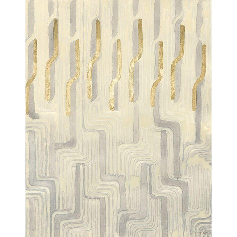 Chenille Iii Gold Ornate Wood Framed Art Print with Double Matting by Lam, Vanna