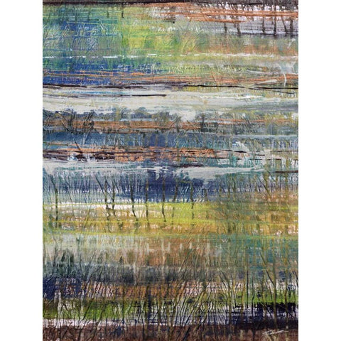 Rushes II Gold Ornate Wood Framed Art Print with Double Matting by Butler, John