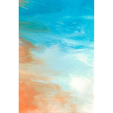 Neptune Sky II Black Modern Wood Framed Art Print by Lam, Vanna